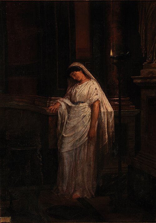 Una vestal, 1875, Alejo Vera Estaca
