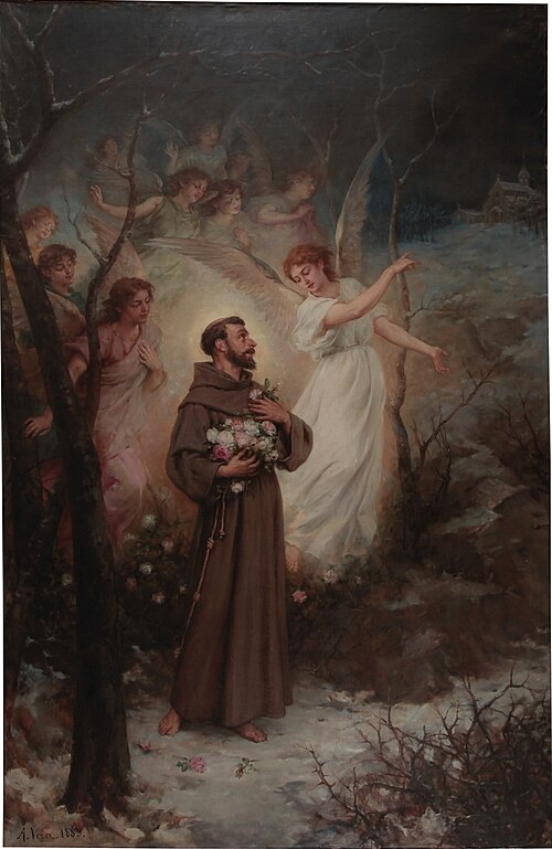 El milagro de las rosas (episodio de la vida de San Francisco), 1889, Alejo Vera Estaca