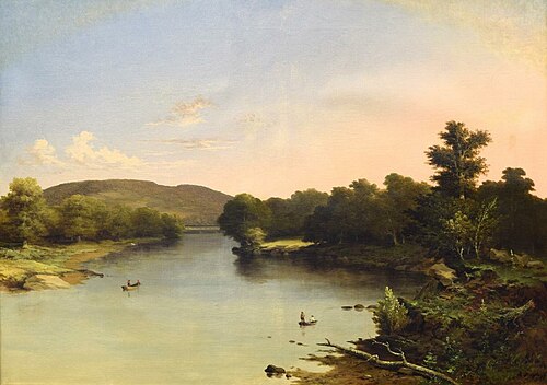 The Approaching of Evening, 1853, Walter Mason Oddie