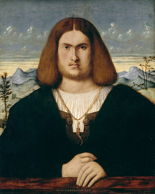 Portrait of a Young Man, 1515, Alessandro Oliverio