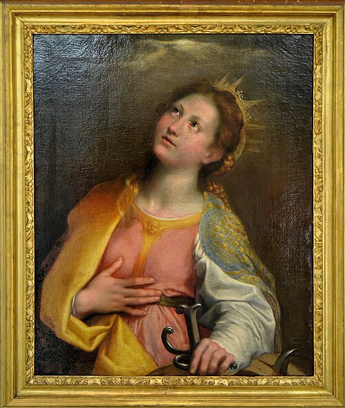 Sainte Catherine, 1650, Alessandro Vitali