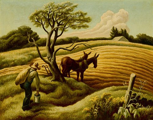 Noon, , Thomas Hart Benton