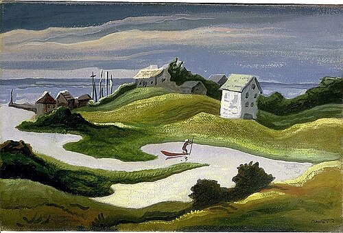 Chilmark Landscape, 1922, Thomas Hart Benton