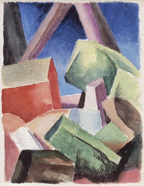 House in Cubist, , Thomas Hart Benton