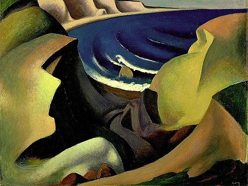 The Cliffs, 1921, Thomas Hart Benton