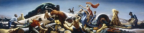 Achelous and Hercules, 1947, Thomas Hart Benton