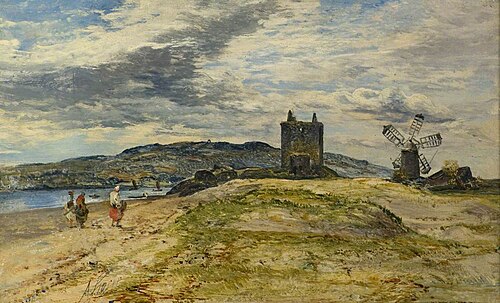 Broughty Castle, 1860, Alexander, the younger Fraser