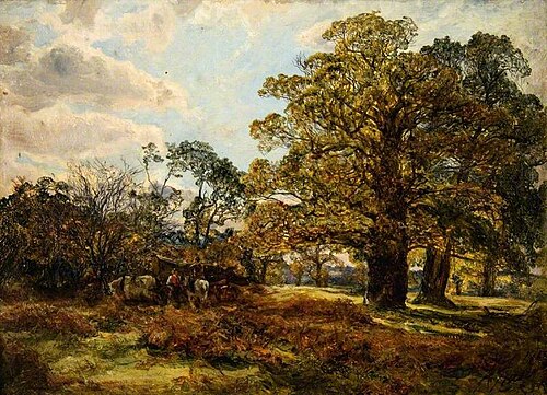 Gathering Logs in Cadzow Forest, , Alexander, the younger Fraser