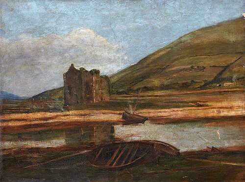 Landscape with Beached Boats, 1878, Alexander, the younger Fraser