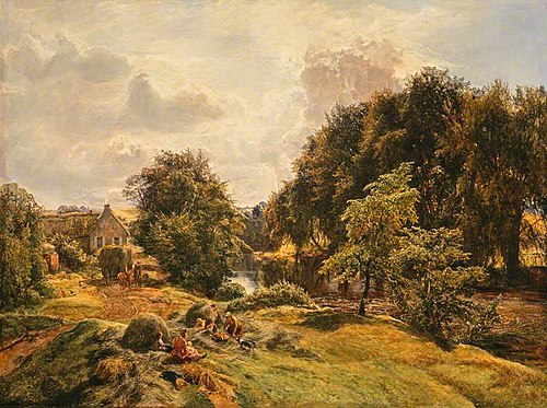 On the Avon: Haymaking Time, 1862, Alexander, the younger Fraser