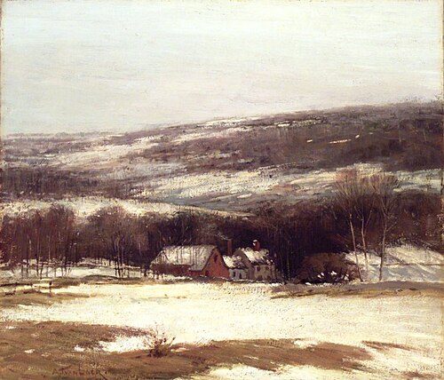 Winter Landscape, 1907, Alexander Theobald Van Laer