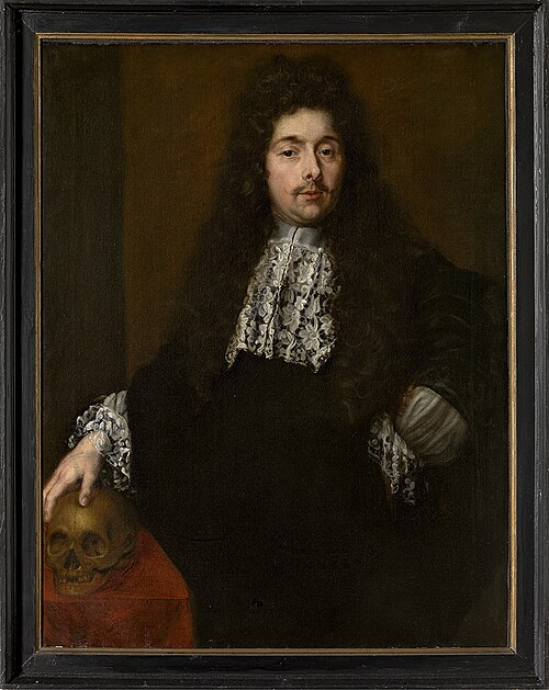 Portrait of Hendrik Franssens, Dean of the Surgeons' Guild in Bruges, 1675, Jacob van Oost le Jeune