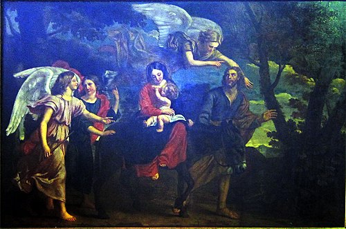 la Fuite en Égypte, 1697, Jacob van Oost le Jeune