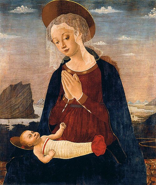 La Vierge et l'Enfant, 1457, Alesso Baldovinetti