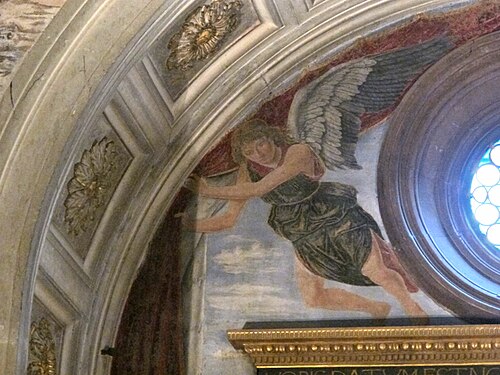 Angel (left), 1466, Alesso Baldovinetti