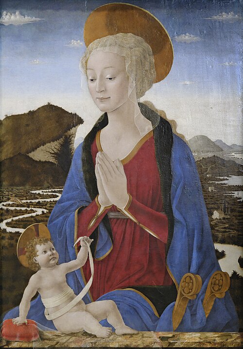 Madonna and Child, 1464, Alesso Baldovinetti