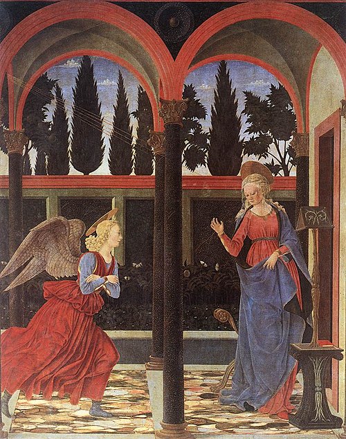 Annunciation, 1457, Alesso Baldovinetti