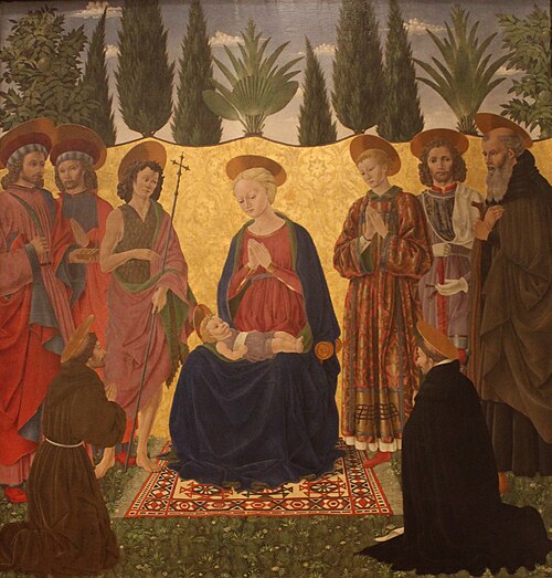 Retable of Cafaggiolo, 1453, Alesso Baldovinetti