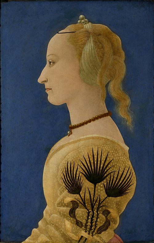 Portrait of a Lady, 1465, Alesso Baldovinetti