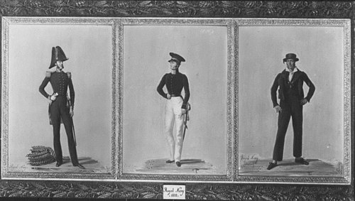 Midshipman George Bott, Royal Navy, 1832, Alexandre Jean Dubois Drahonet
