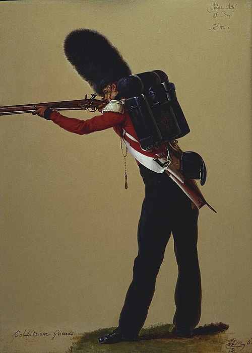 Corporal Jonathan Cory (b. 1801), Coldstream Guards, 1831, Alexandre Jean Dubois Drahonet