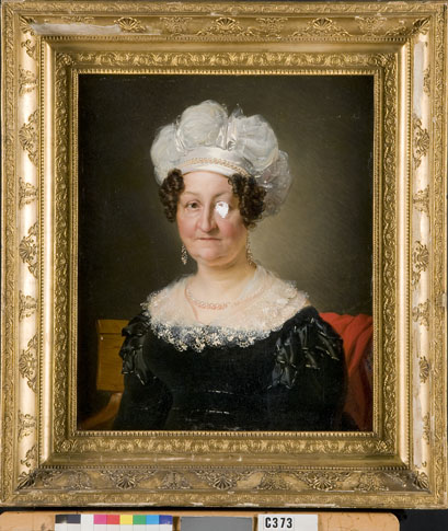 Portrait of Francina Godardina Constantia van Lynden tot Hoevelaken (1761-1831), 1825, Alexandre Jean Dubois Drahonet