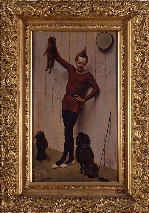 Le clown, 1884, Alexandre-Jacques Chantron