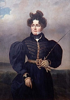 Portrait de Sophie Dawes, baronne de Feuchère, 1830, Alexis Valbrun