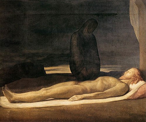 Pietà, 1842, Hippolyte Flandrin