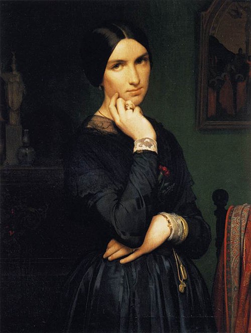 Madame Hippolyte Flandrin, 1846, Hippolyte Flandrin