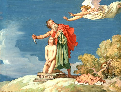Le Sacrifice d'Isaac, 1860, Hippolyte Flandrin