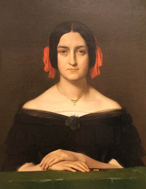 Portrait de Madame Oudiné, 1840, Hippolyte Flandrin
