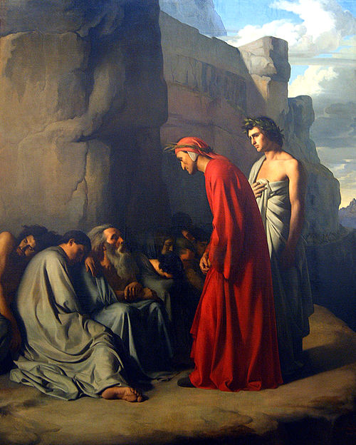 Dante aux enfers, 1835, Hippolyte Flandrin