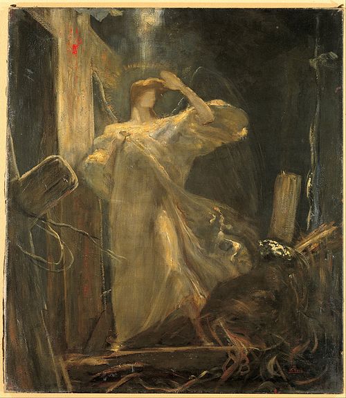 Archangel Eliel with Harquebus, 1894, Nikólaos Gýzis