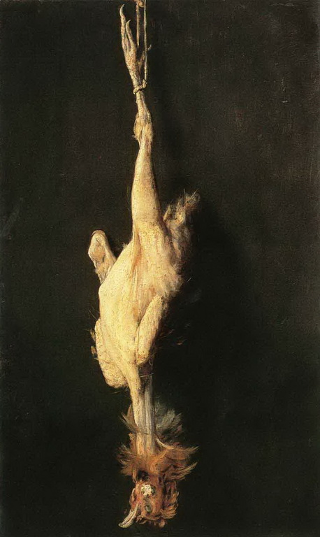 Gerupftes Huhn, 1881, Nikólaos Gýzis