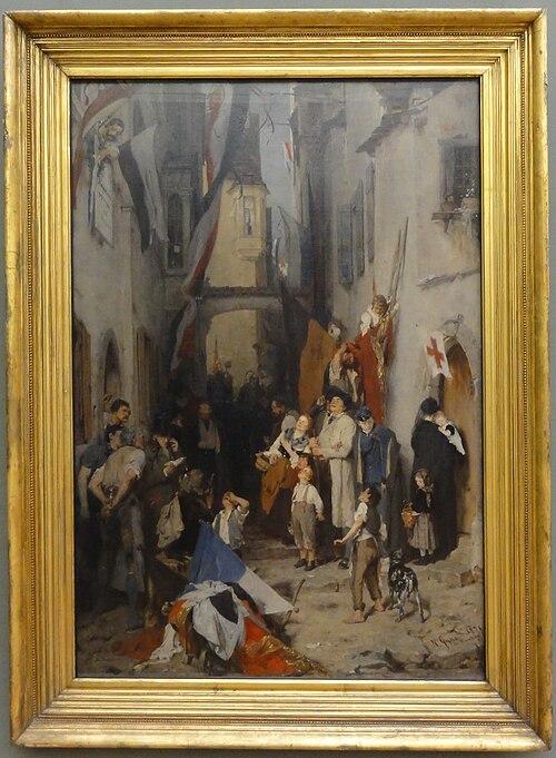 Siegesfeier im Jahr 1870, 1871, Nikólaos Gýzis