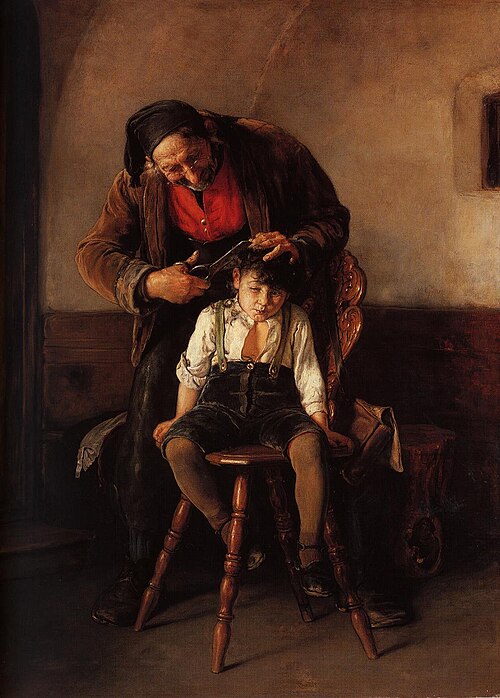The barber, 1880, Nikólaos Gýzis