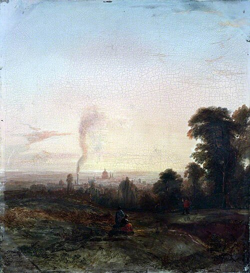 Morning: London from Highgate, 1841, Alfred Clint