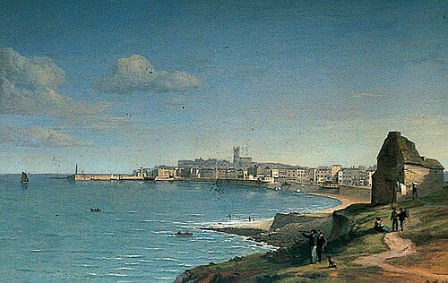 Margate, Kent, from Westbrook, 1850, Alfred Clint