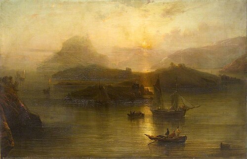 Wicklow Head and Blackrock Castle, , Alfred Clint