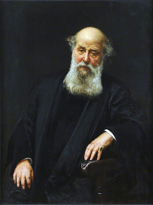 James Joseph Sylvester (1814–1897), Savilian Professor of Geometry, 1889, Alfred Edward Emslie