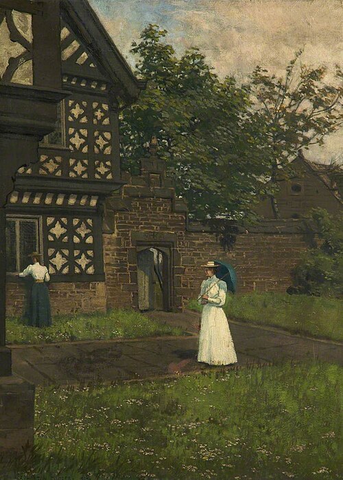 Kenyon Peel Hall, Little Hulton, 1895, Alfred Heaton Cooper