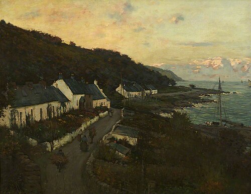 Corrie Village, Arran, , Alfred Heaton Cooper