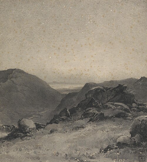 Rocky Landscape, , Alfred Parsons