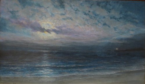Moonlight on Ocean (Kauai), 1918, Alfred Richard Gurrey, Sr.