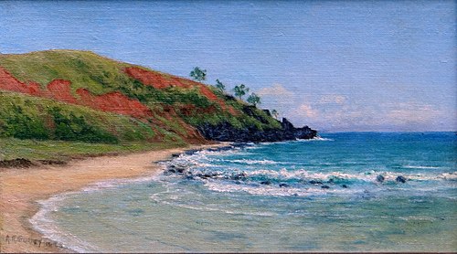 Kauai Coastal View, 1923, Alfred Richard Gurrey, Sr.