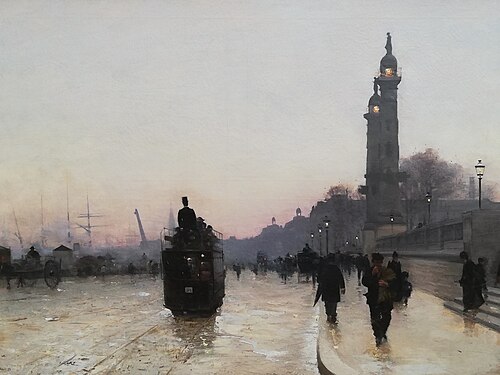 Les Quais de Bordeaux, 1892, Alfred Smith