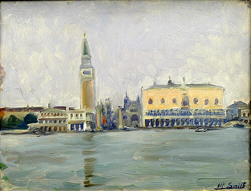 Venise matin brumeux, 1912, Alfred Smith
