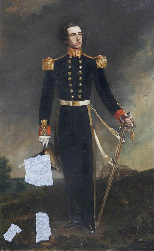 Second Lieutenant (later Second Captain) George Sisson Harward, Royal Artillery, 1850, Alfred Thomas Derby