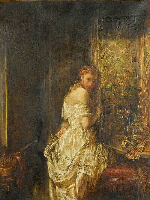 Woman in White, 1872, Alfred Joseph Woolmer